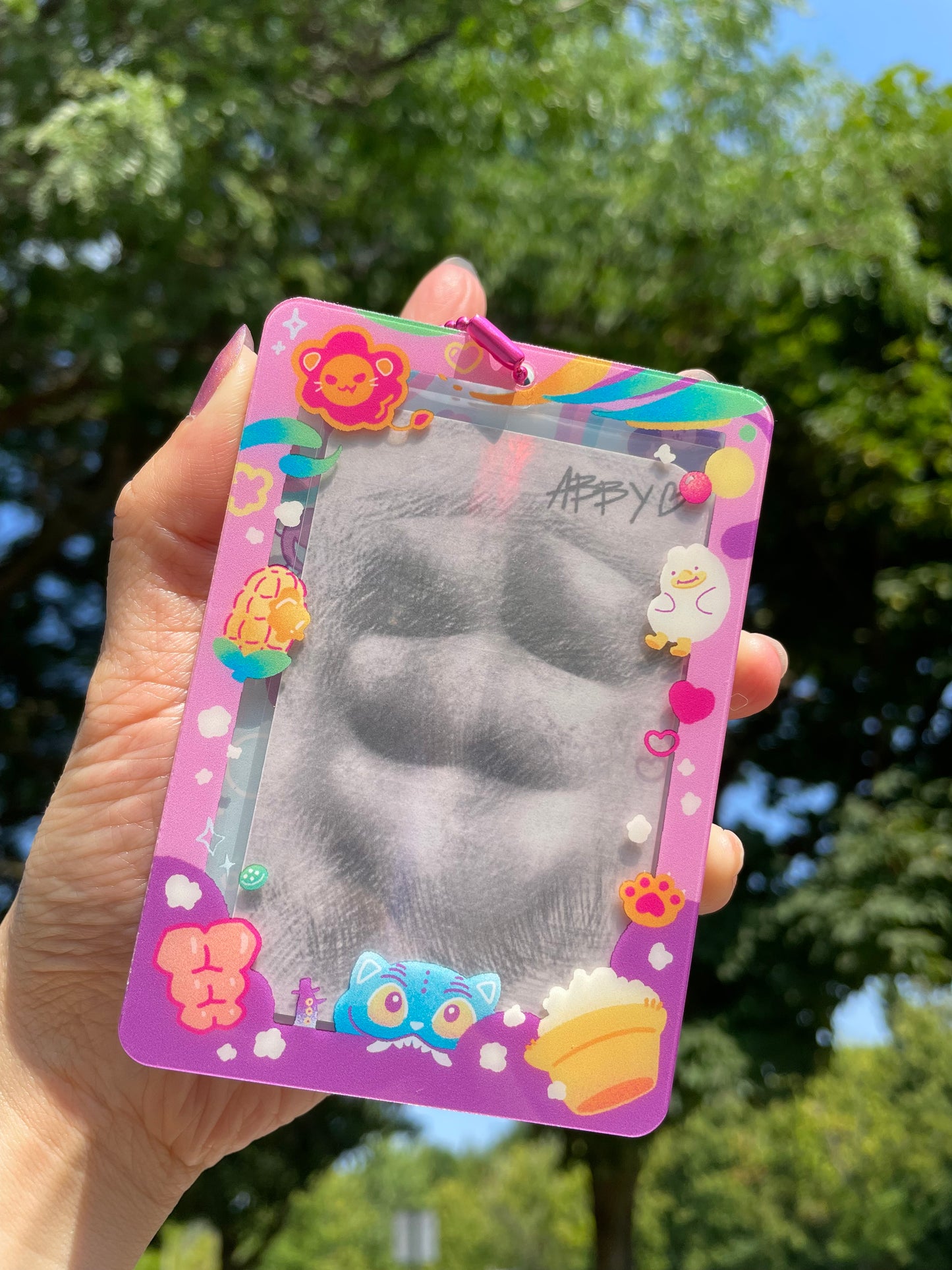 Soda Pop Acrylic Photocard Holder KPop Demon Hunters
