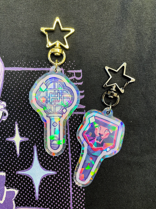 Saja Boys Huntrx Lightstick Charms Kpop Demon Hunters
