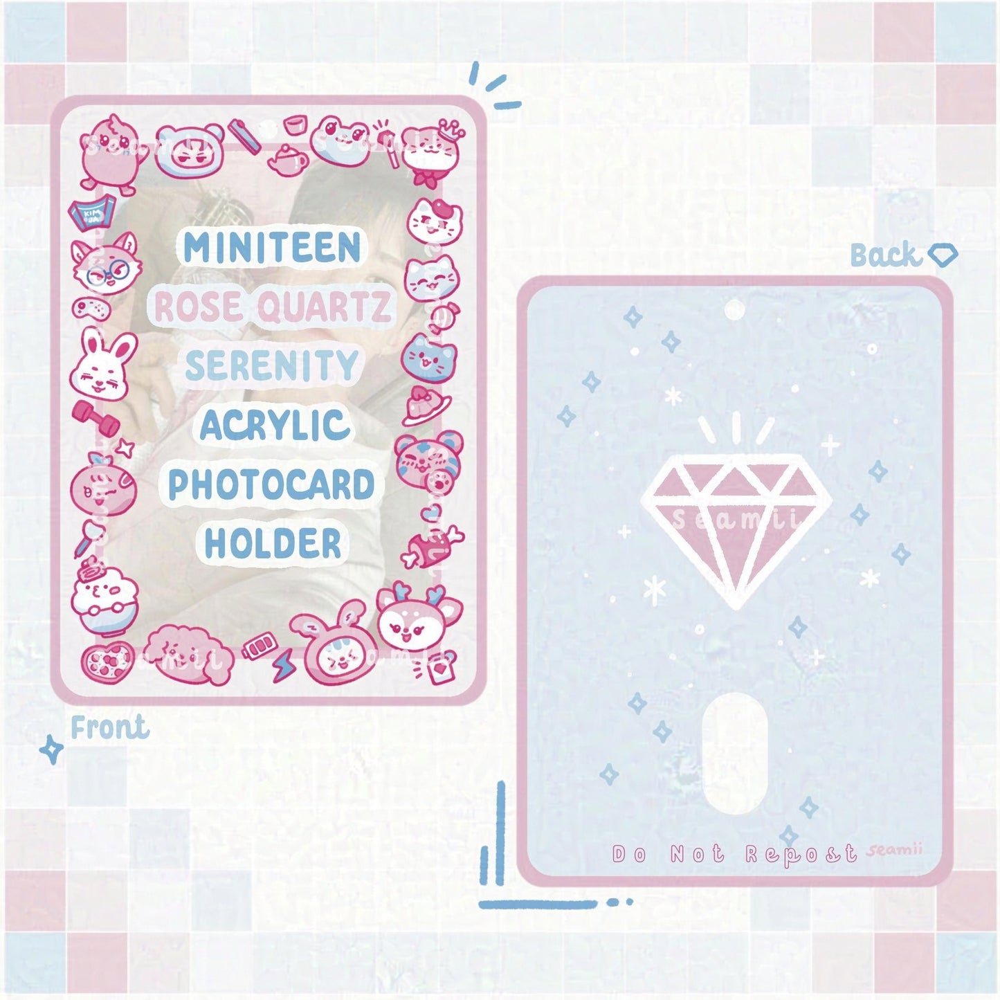 Miniteen Seventeen Acrylic Photocard Holder