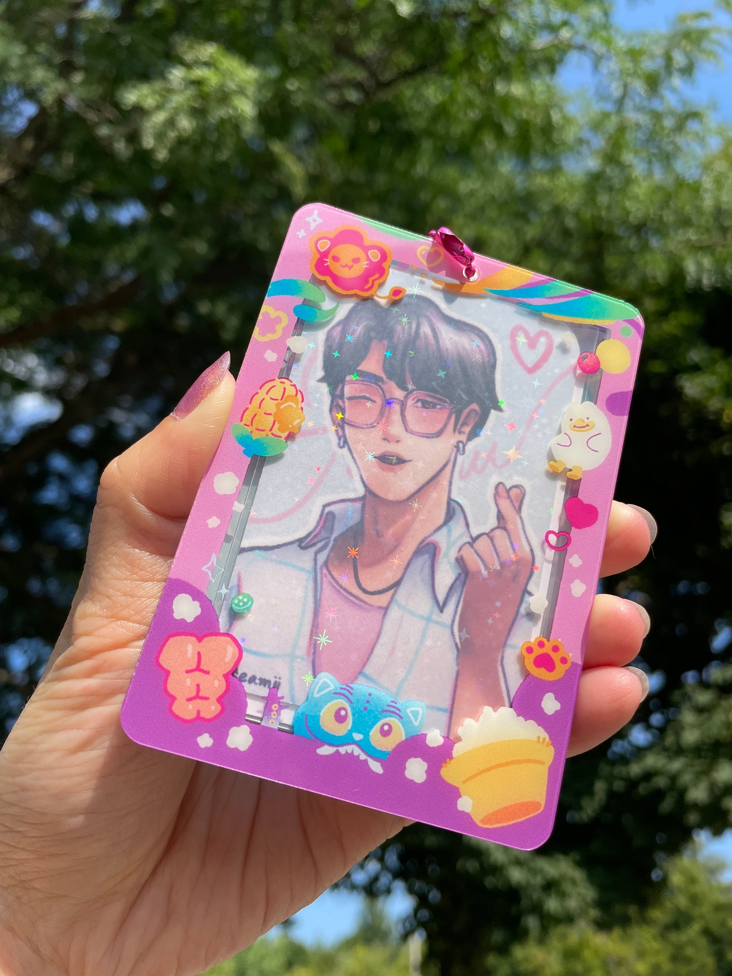 Soda Pop Acrylic Photocard Holder KPop Demon Hunters
