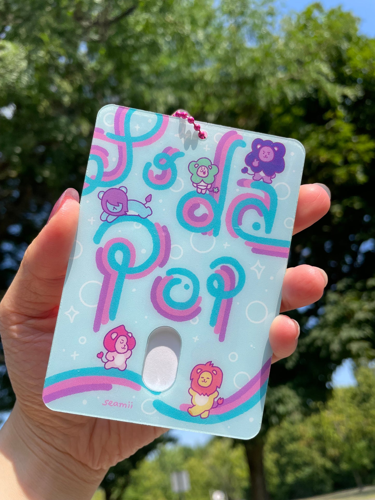 Soda Pop Acrylic Photocard Holder KPop Demon Hunters