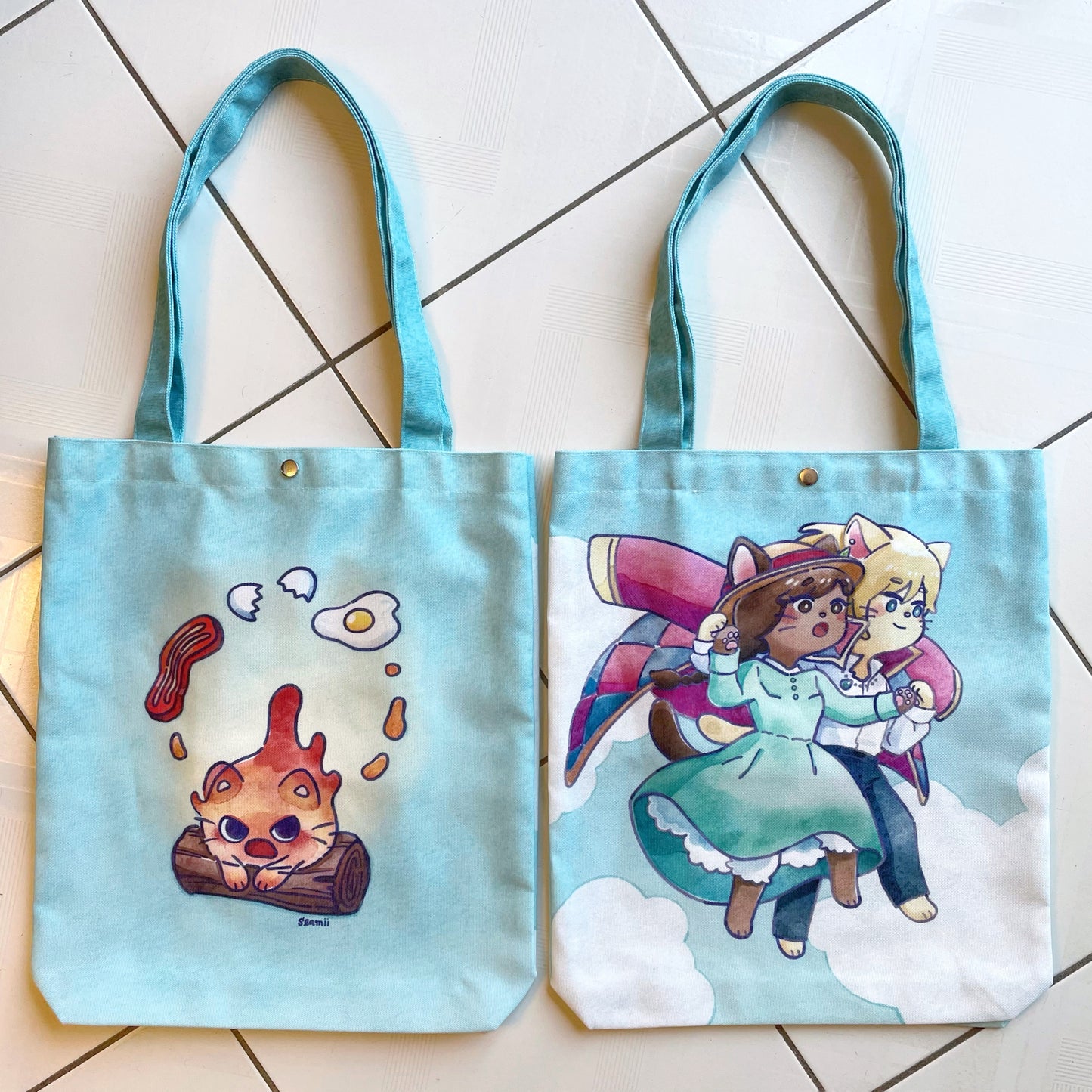 Howl's Moving Castle Double Sided Tote Bag