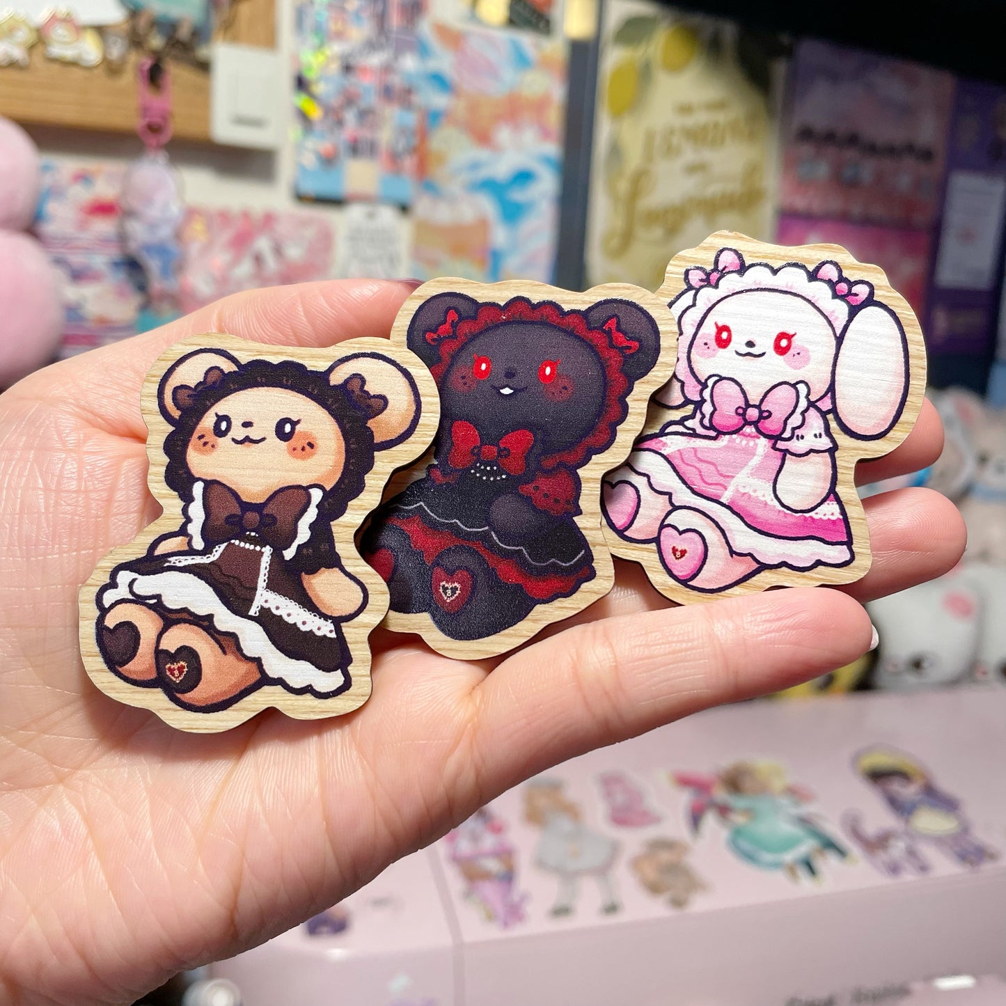 Kumya Lolita Wooden Pins