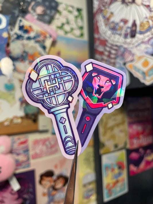 Lightstick Stickers Saja Boys Huntrx Kpop Demon Hunters
