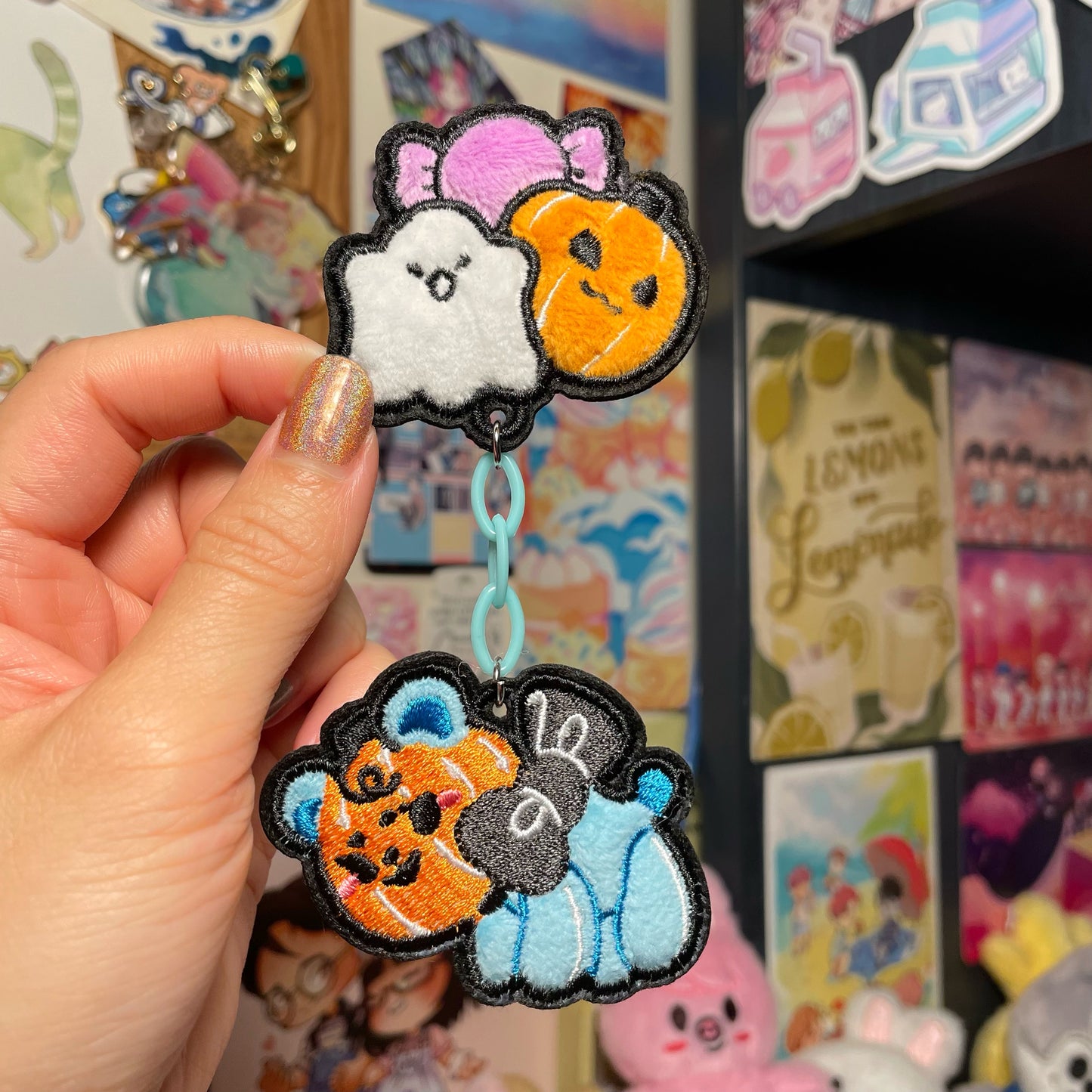 Spoopy Friends Clip/Brooch