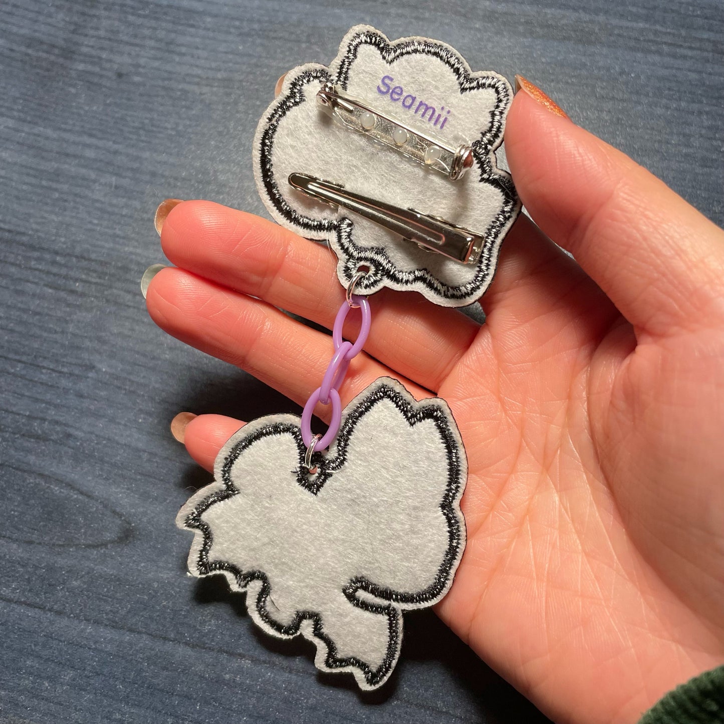 Spoopy Friends Clip/Brooch