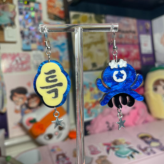 SKZ 5 STAR Acrylic Earrings