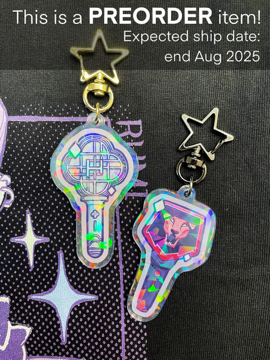 PREORDER Saja Boys Huntrx Lightstick Charms Kpop Demon Hunters