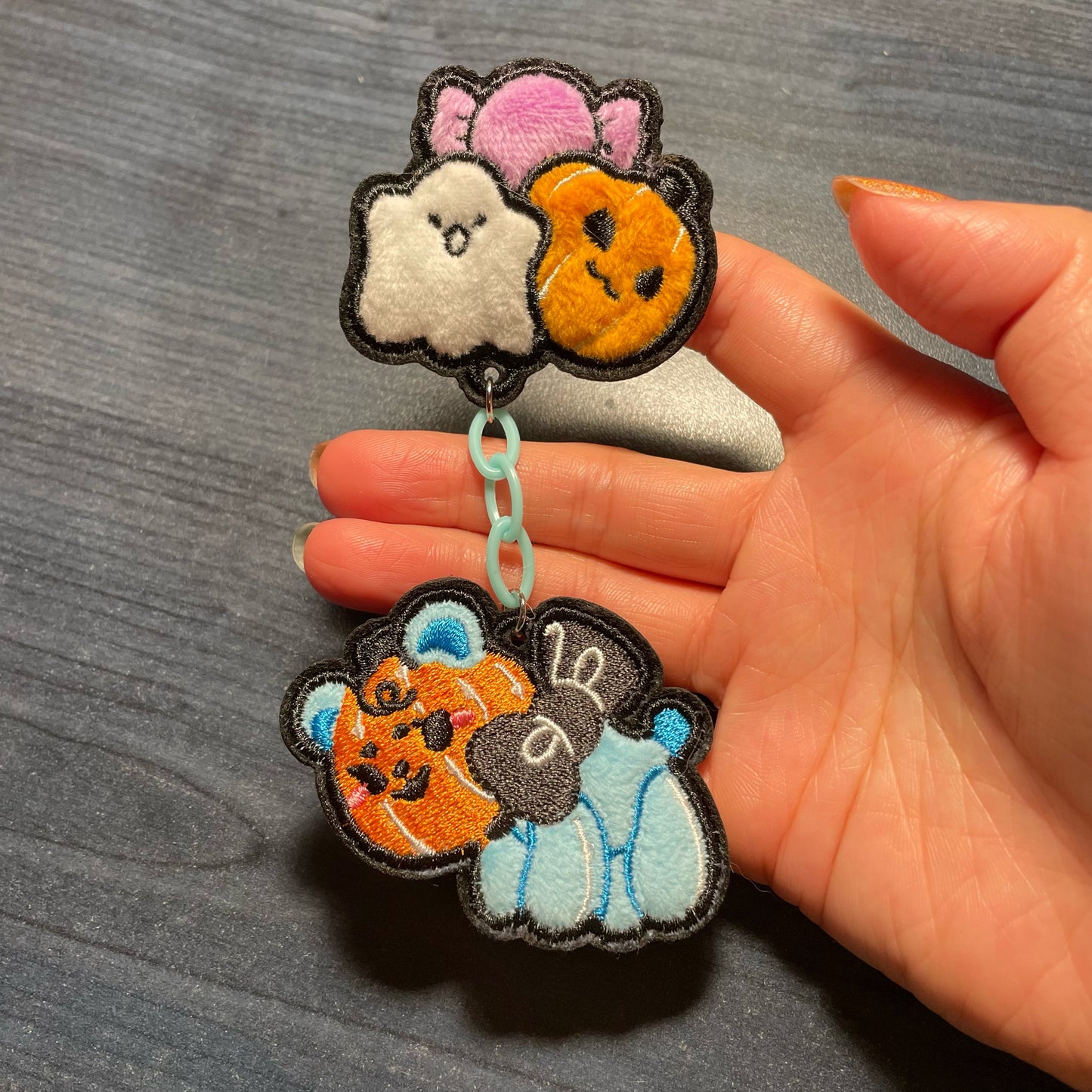 Spoopy Friends Clip/Brooch