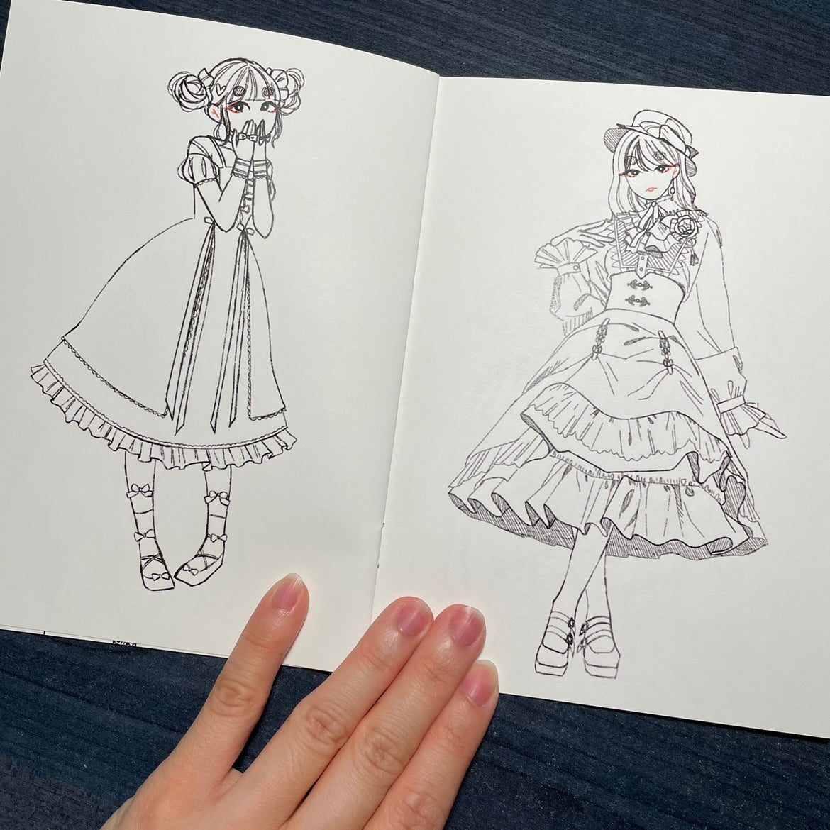 Lolita Fashion Colouring Book