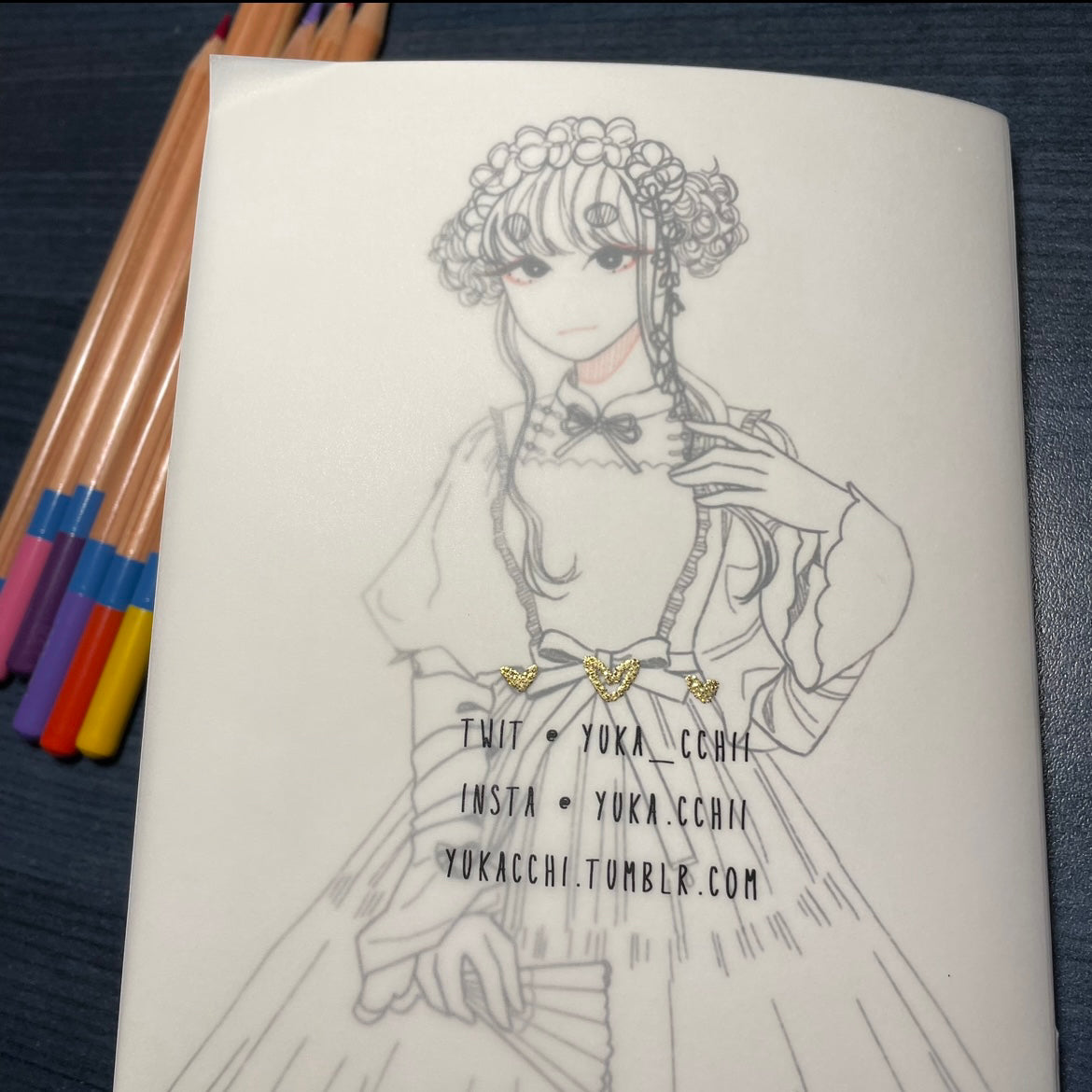 Lolita Fashion Colouring Book