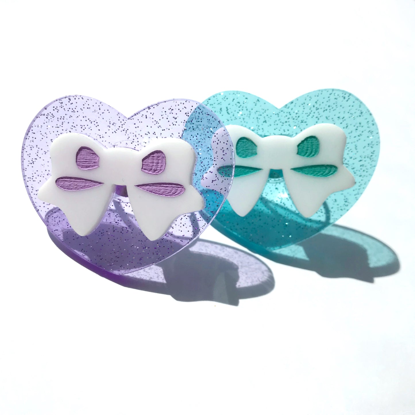 Glitter Heart Rings [READY STOCK]