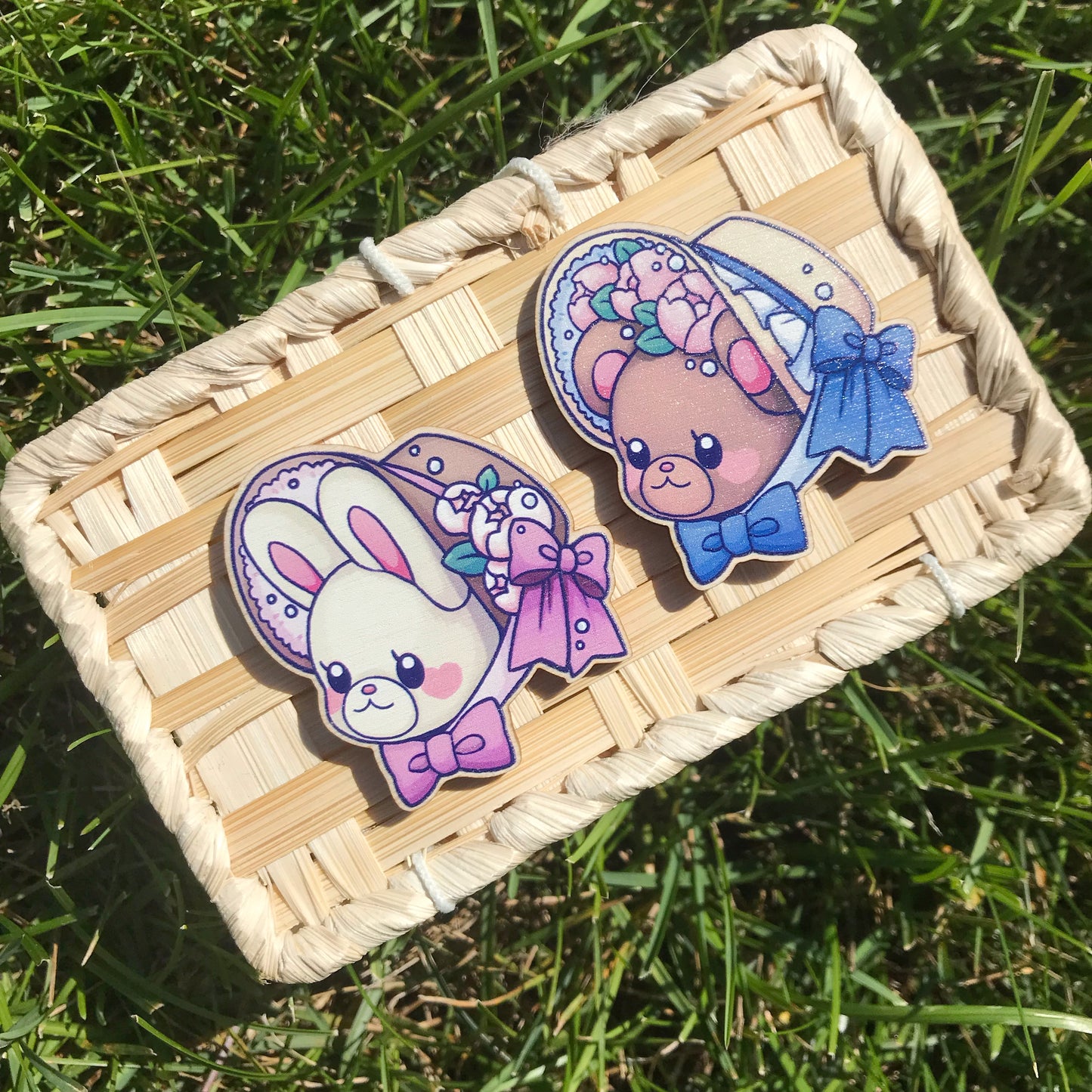 Bonnet Babies Wooden Pins