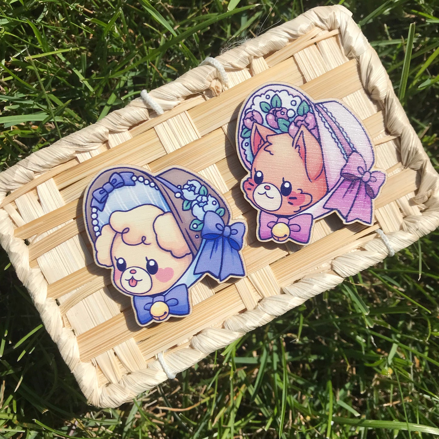 Bonnet Babies Wooden Pins