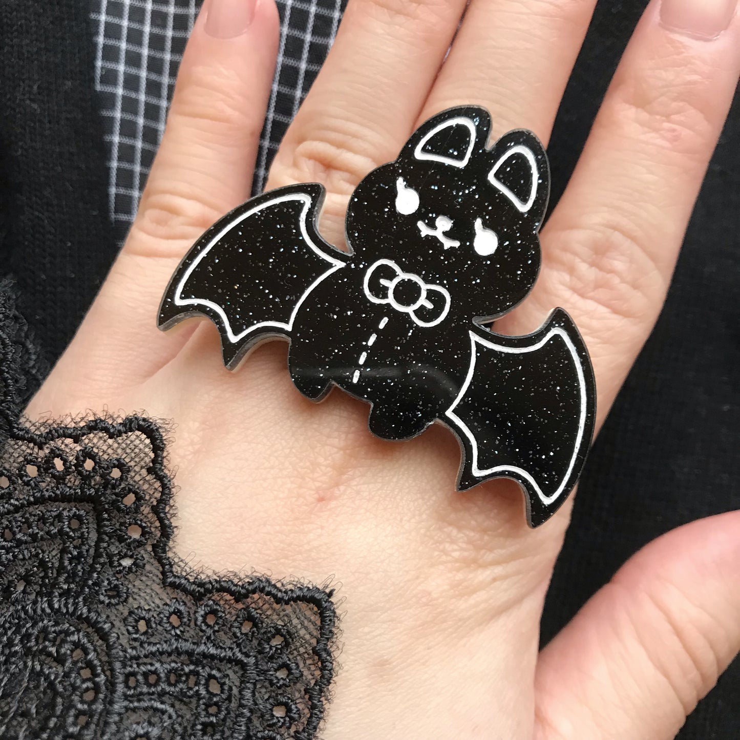 Glitter Bats Rings [READY STOCK]