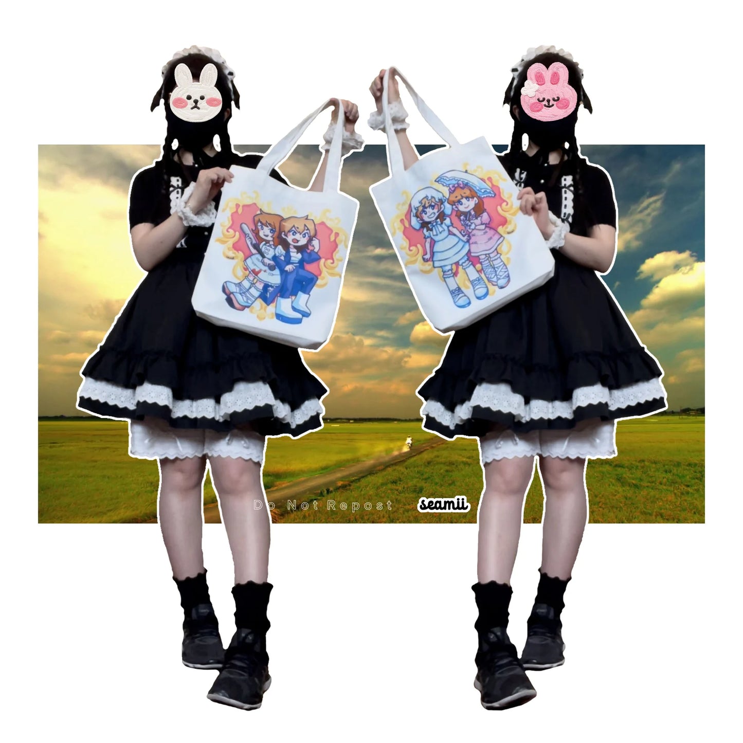 Kamikaze Girls Double Sided Tote Bag