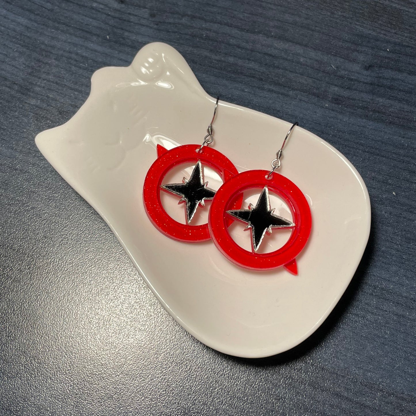 SKZ Nachim Bong Acrylic Earrings