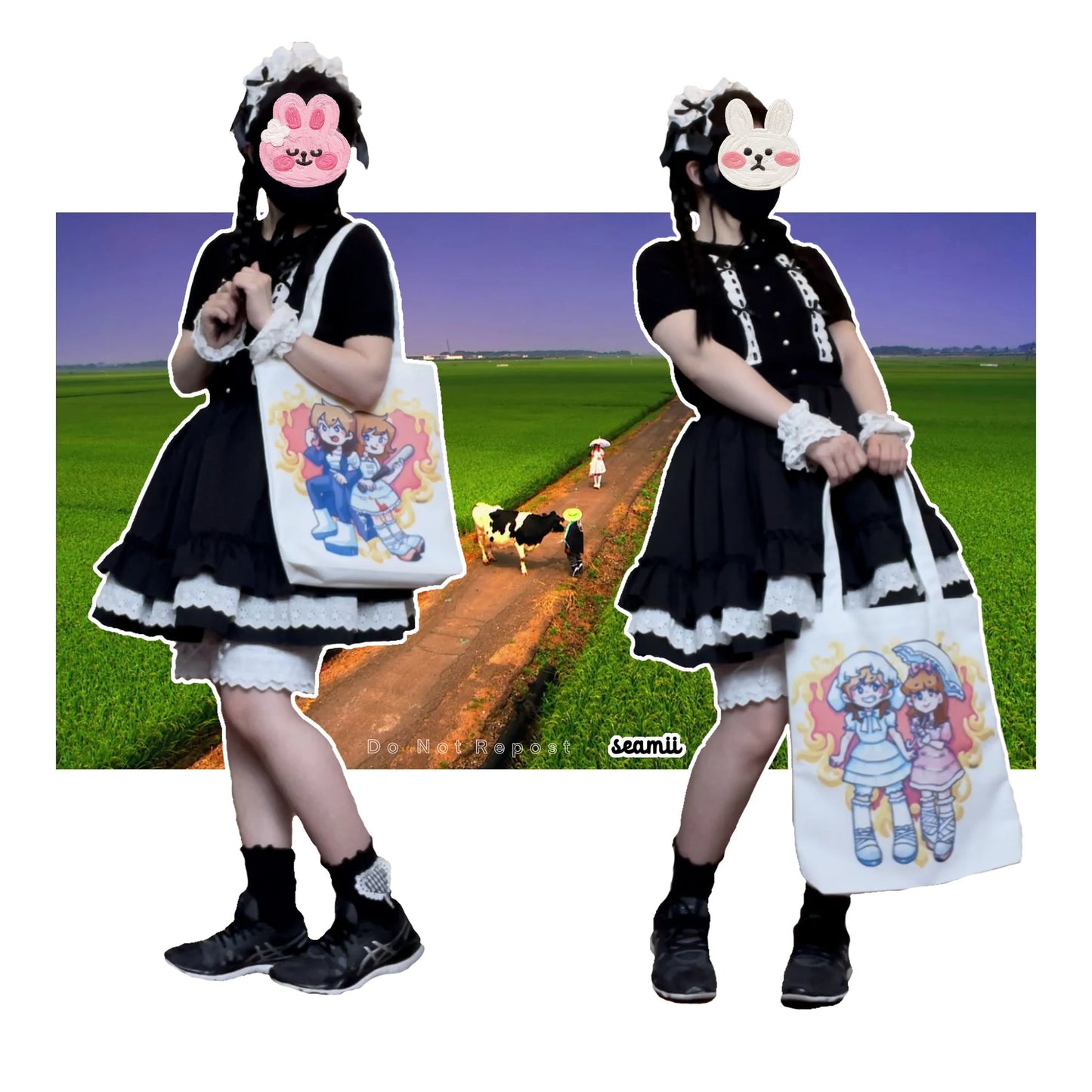 Kamikaze Girls Double Sided Tote Bag