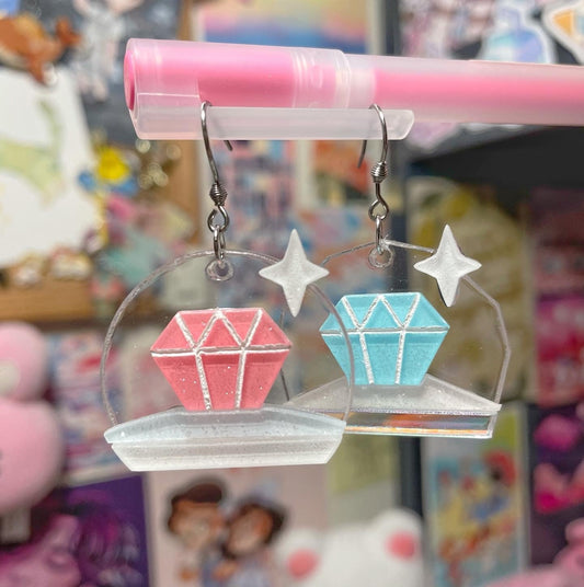 Carat Bong Acrylic Earrings