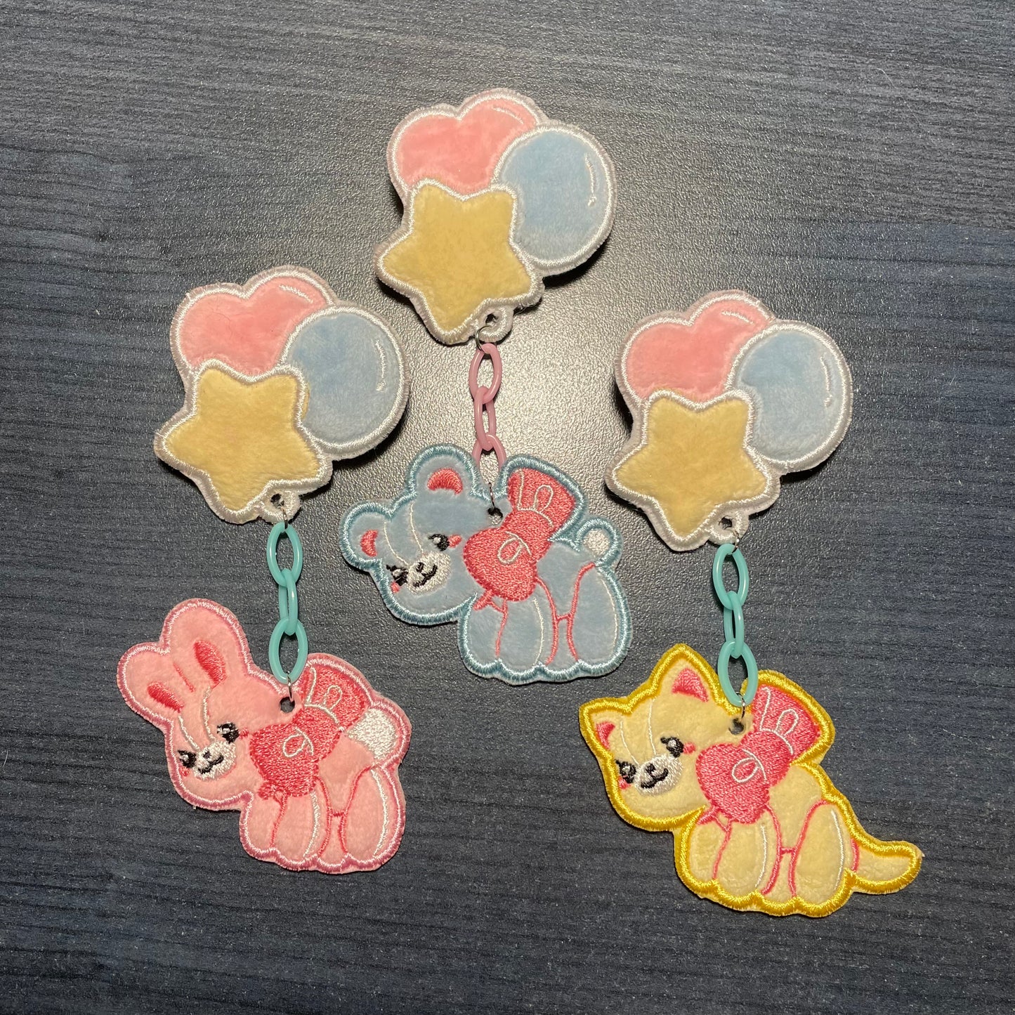 Balloon Friends Clip/Brooch