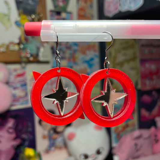 SKZ Nachim Bong Acrylic Earrings