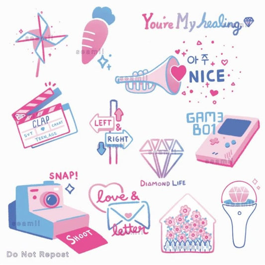 Seventeen Song Stickers