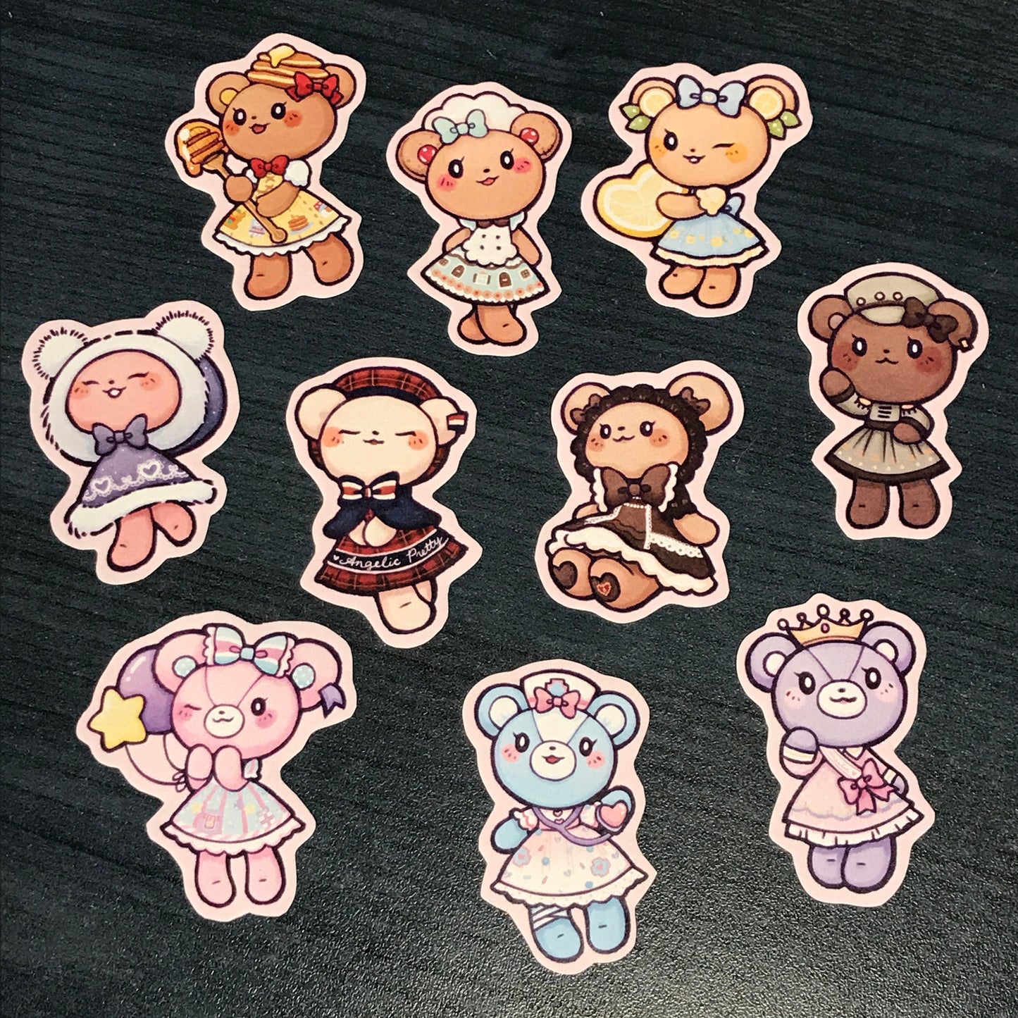 Bearlita Stickers