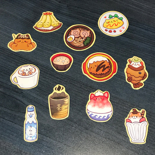 Cat Food Stickers