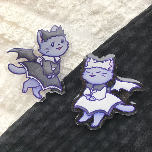 Bat Cats Lolita Pins